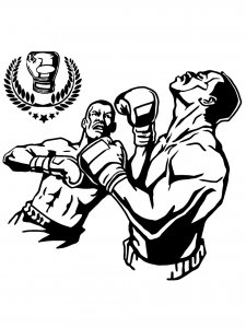 Boxing Stencil 18