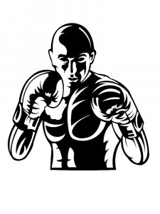 Boxing Stencil 19