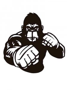 Boxing Stencil 21