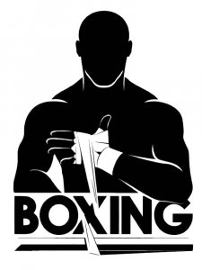 Boxing Stencil 22