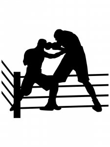 Boxing Stencil 23