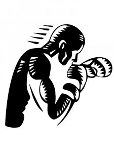 Boxing Stencil 29