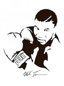 Boxing Stencil 30