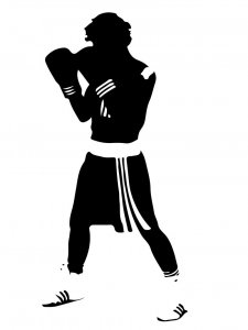 Boxing Stencil 32