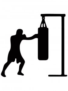 Boxing Stencil 7