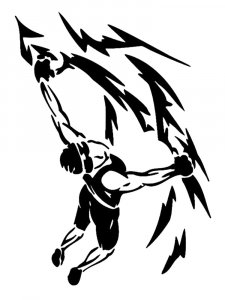 Climbing Stencil 16