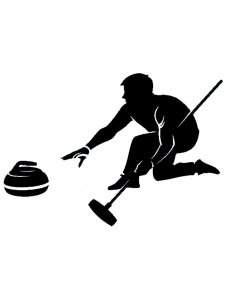 Curling Stencil 12