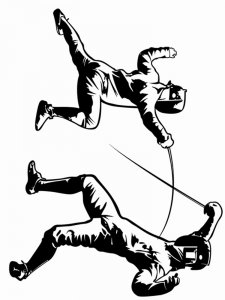 Fencing Stencil 1