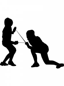 Fencing Stencil 10