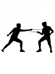 Fencing Stencil 12