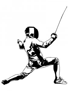 Fencing Stencil 16