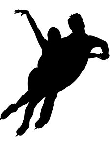 Figure skating Stencil 19