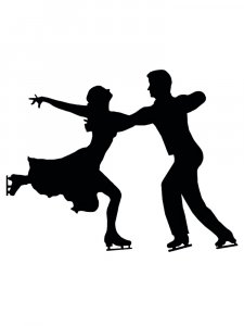 Figure skating Stencil 23