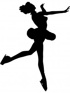 Figure skating Stencil 27