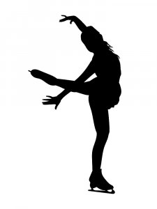 Figure skating Stencil 31