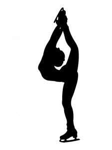 Figure skating Stencil 33