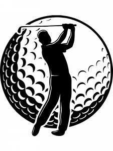Golf Stencil 17