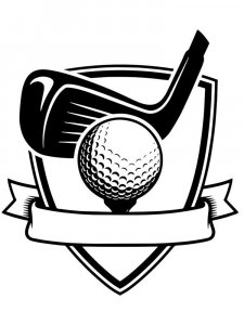 Golf Stencil 21