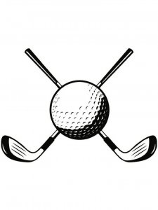 Golf Stencil 22