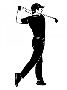 Golf Stencil 6