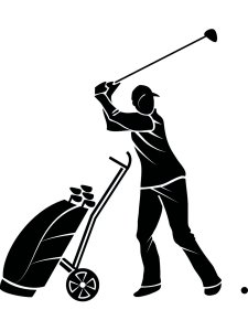 Golf Stencil 8