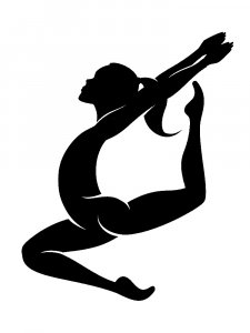 Gymnastics Stencil 1