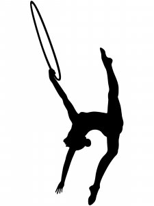 Gymnastics Stencil 12