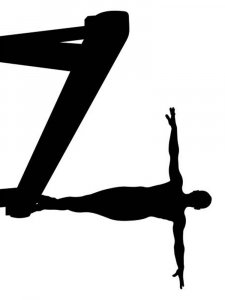 Gymnastics Stencil 16