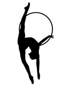 Gymnastics Stencil 2