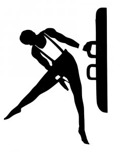 Gymnastics Stencil 20