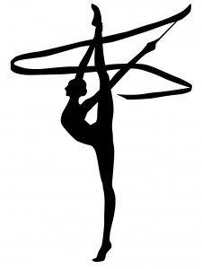 Gymnastics Stencil 21