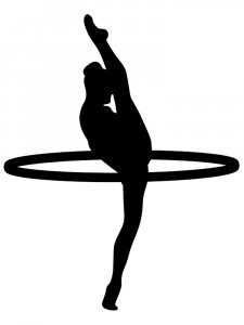 Gymnastics Stencil 22