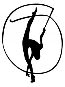 Gymnastics Stencil 24