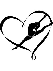Gymnastics Stencil 28