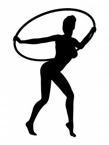 Gymnastics Stencil 31