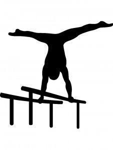 Gymnastics Stencil 35