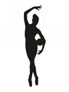 Gymnastics Stencil 4