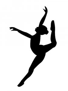 Gymnastics Stencil 7