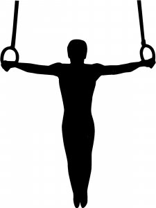 Gymnastics Stencil 9