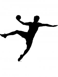 Handball Stencil 1