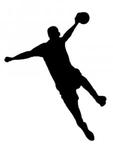 Handball Stencil 10