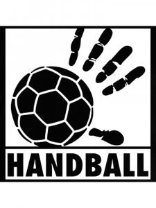 Handball Stencil 11