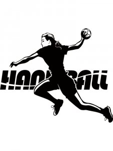 Handball Stencil 14