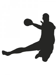 Handball Stencil 15