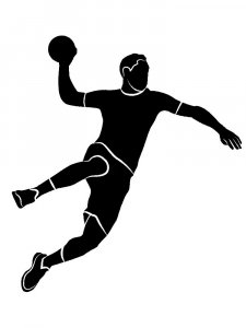 Handball Stencil 3