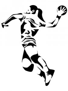 Handball Stencil 5