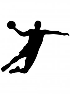 Handball Stencil 7