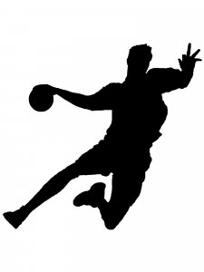 Handball Stencil 8