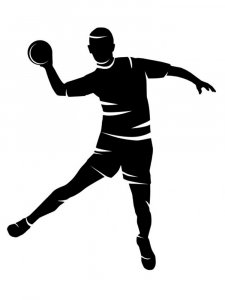 Handball Stencil 9