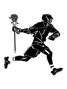 Lacrosse Stencil 2